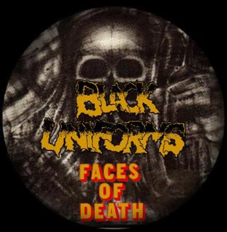 BLACK UNIFORMS FACES 1.5"button