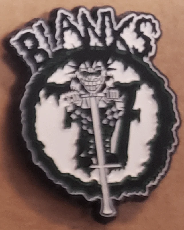 BLANKS 77 ENAMEL BADGE