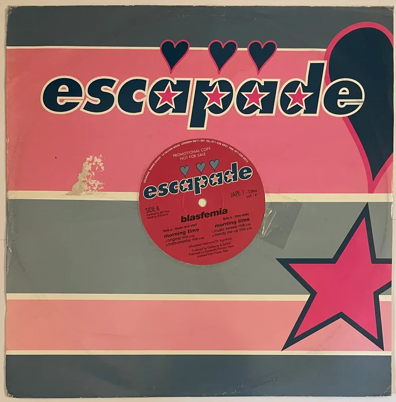 Blasfemia - Morning Time (Heart And Star) 12" Single (Promo)