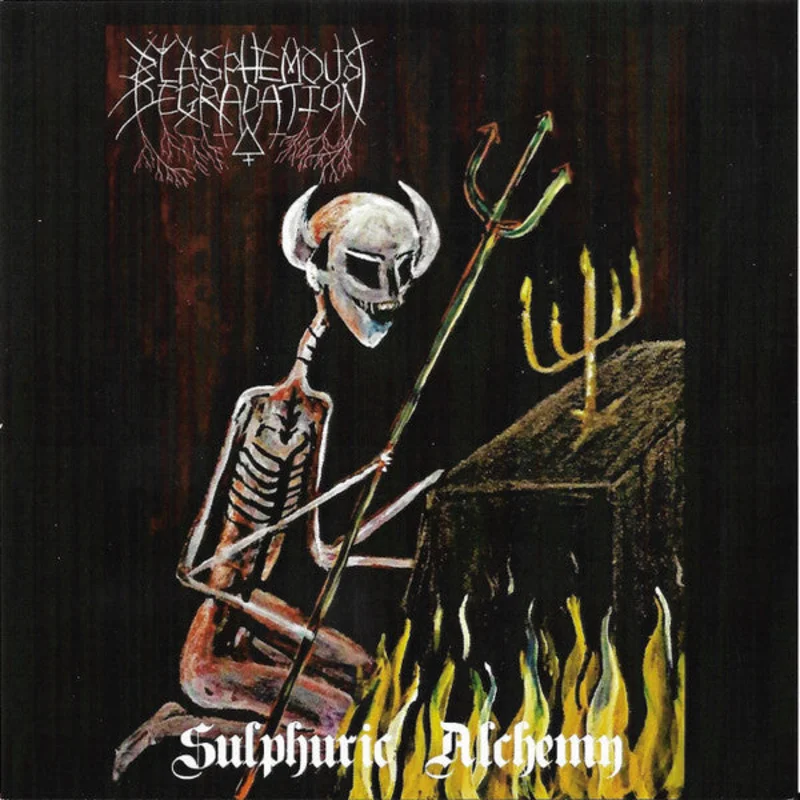 Blasphemous Degradation  Sulphuric Alchemy USED METAL CD