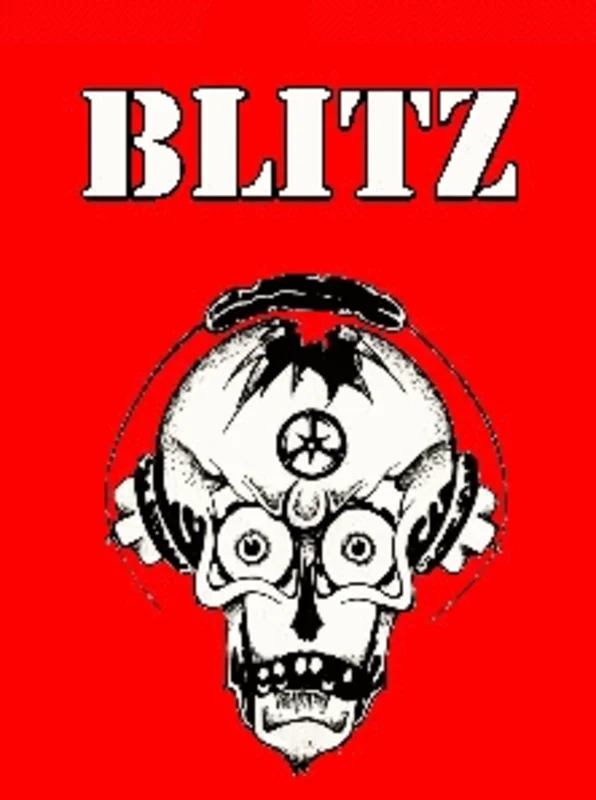 BLITZ SKULL back patch
