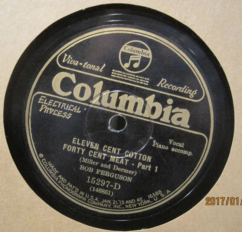 Bob Ferguson - Eleven Cent Cotton Forty Cent Meat Part 1 and 2