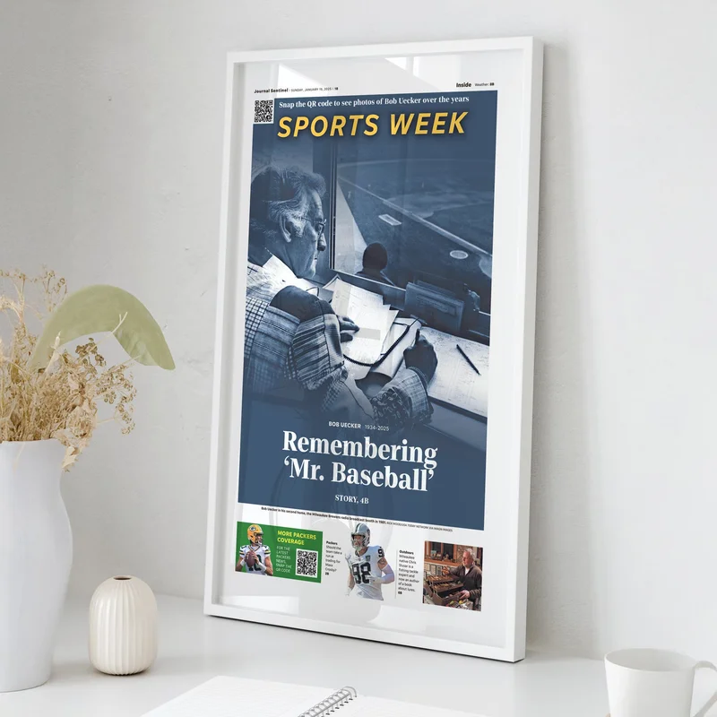 Bob Uecker Remembering Mr. Baseball Sports Front Page