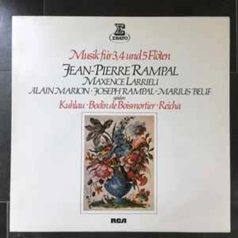 Bodin De Boismortier* / Reicha* / Kuhlau* - Jean-Pierre Rampal, Maxence Larrieu, Joseph Rampal, Alain Marion, Marius Beuf  Musik Fr 3, 4 Und 5 Flten