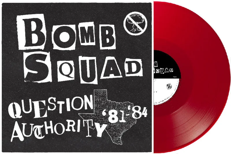 Bomb Squad - Question Authority 81 to 84  NEW LP (red vinyl)
