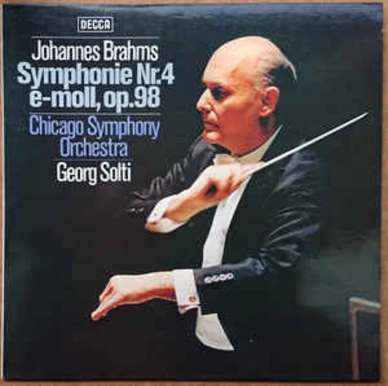 Brahms*  Chicago Symphony Orchestra*, Sir Georg Solti*  Symphonie Nr. 4 E-Moll, Op.98  (1978)