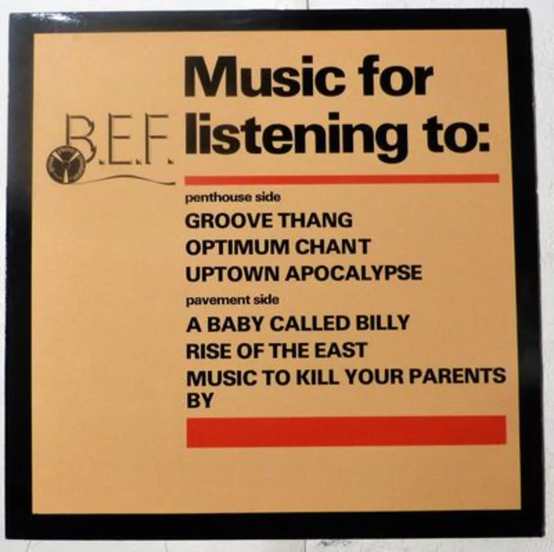 British Electric Foundation - Music For Listening To: