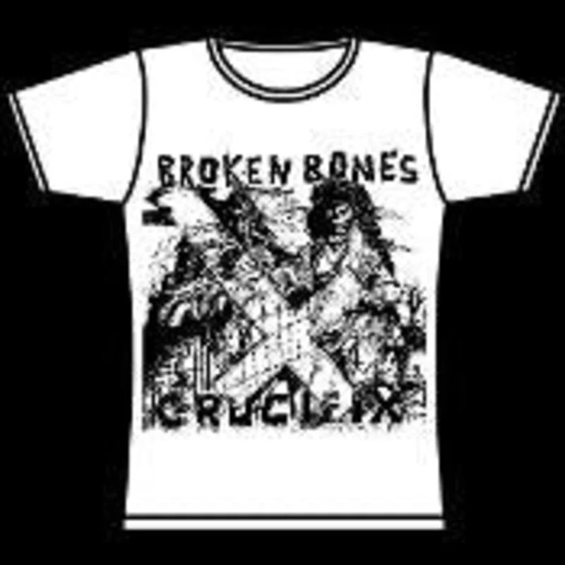 BROKEN BONES CRUCIFIX GIRLS TSHIRT