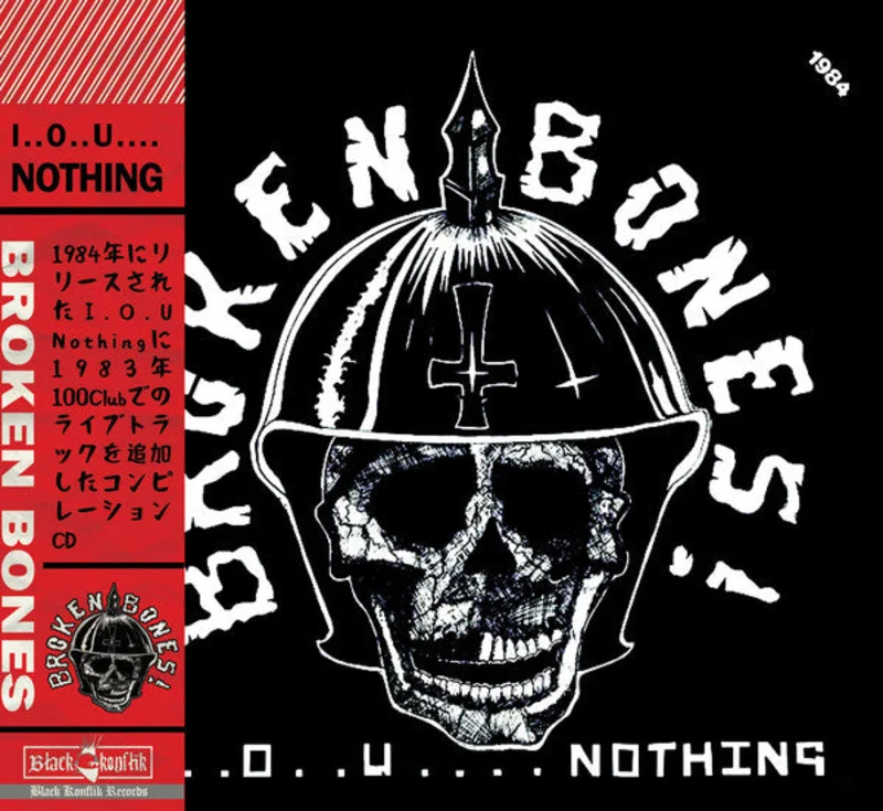 Broken Bones - I .  O .  U .  Nothing NEW CD