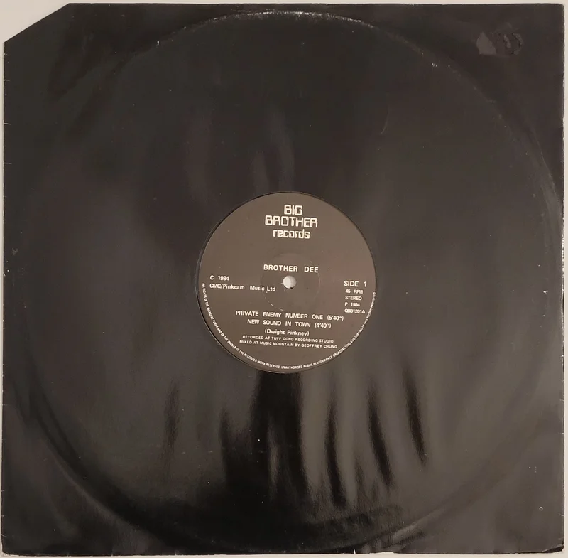 Brother Dee - Private enemy Number One 12" Single