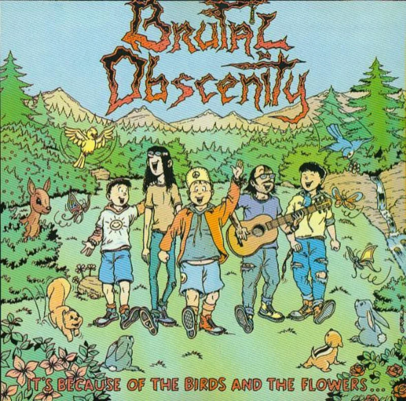 Brutal Obscenity - It's Because of the Birds and the Flowers USED LP