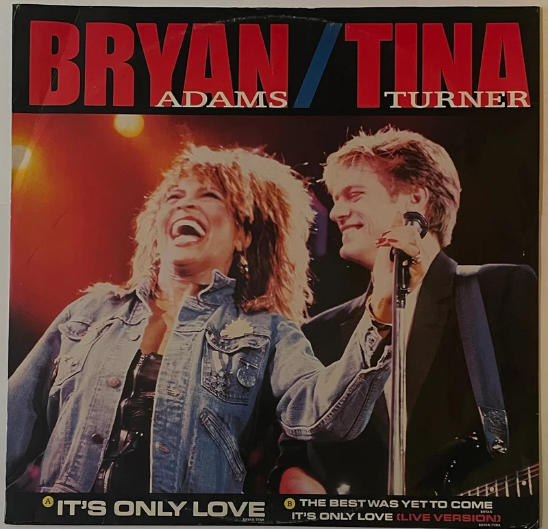 Bryan Adams / Tina Turner - It's Only Love 12" Single