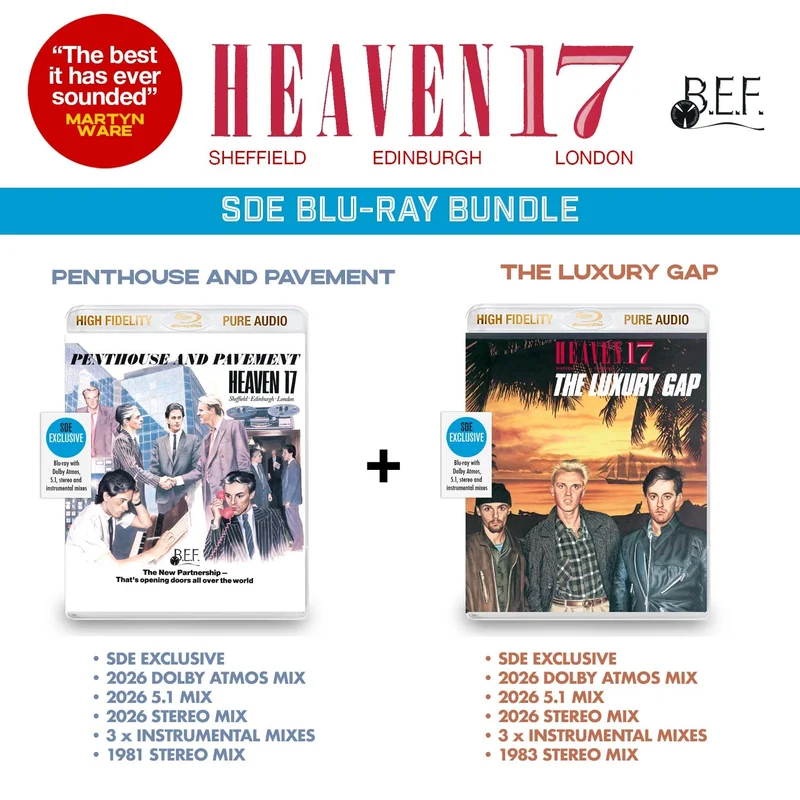 BUNDLE: Heaven 17 - Penthouse and Pavement and The Luxury Gap SDE exclusive blu-rays