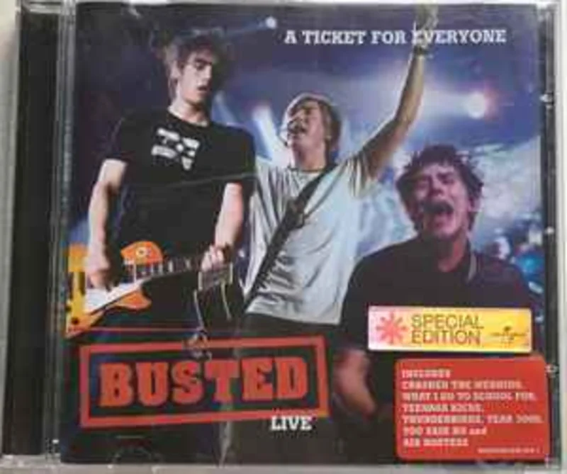 Busted  A Ticket For Everyone: Busted Live  (2004)     CD