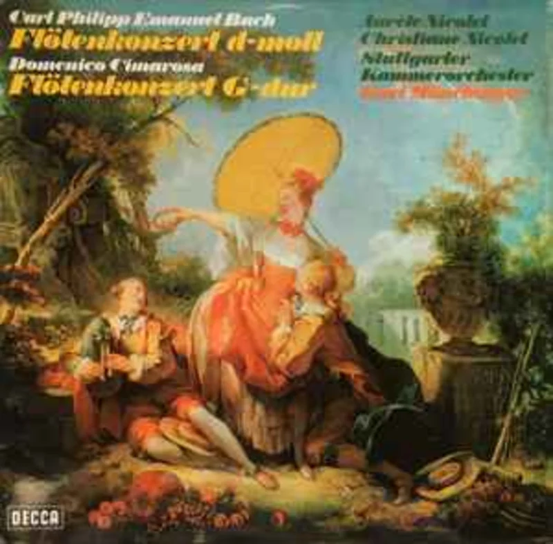 C.P.E. Bach* - Cimarosa* - Aurle Nicolet  Fltenkonzert D-moll / Fltenkonzert G-dur  (1972)
