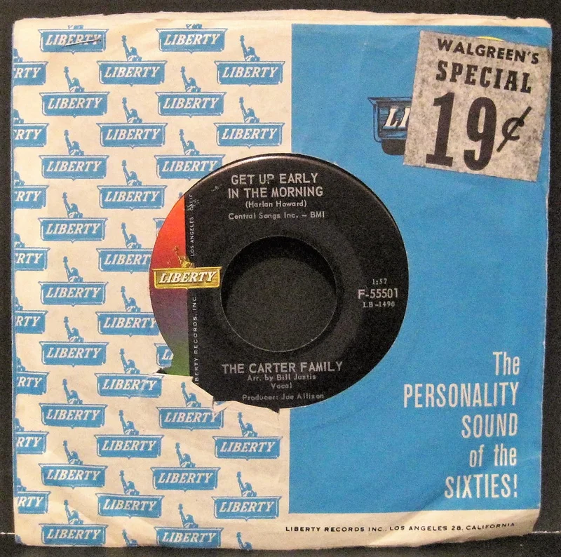 Carter Family -Fourteen Carat Nothing b/w Get Up Early In The Morning