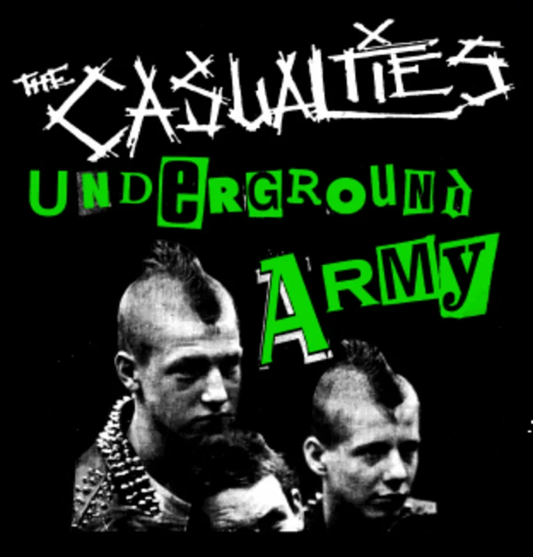 CASUALTIES UNDERGOUND back patch