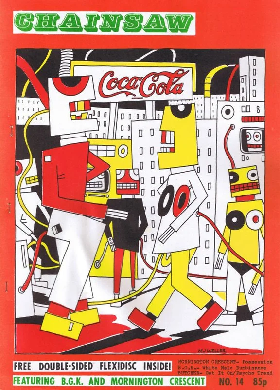 Chainsaw #14 (1984) - The Third Chainsaw Flexi, BGK / Mornington Crescent / Butcher (Zine and Flexi) NEW MAGAZINE