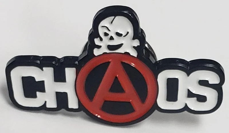 CHAOS ENAMEL BADGE