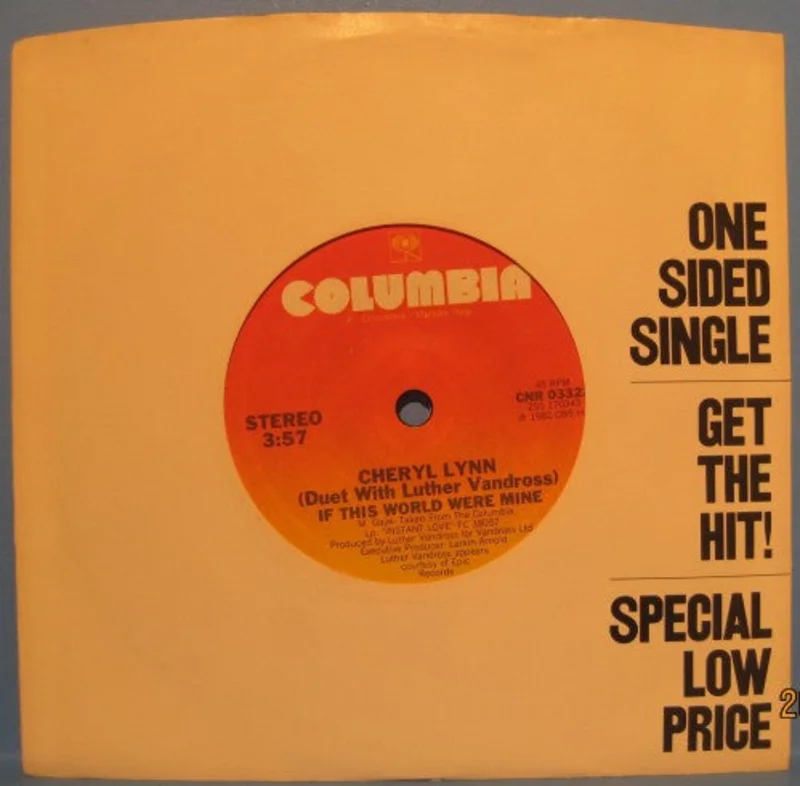 Cheryl Lynn - If This World were Mine/ BLANK