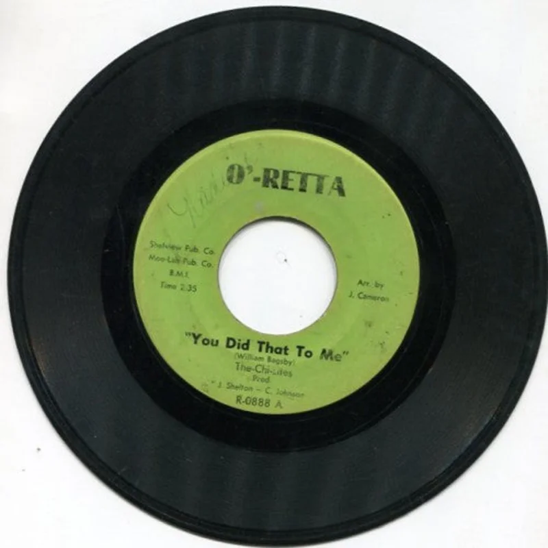 Chi-Lites - You Did That To Me/ I Won't Care About You