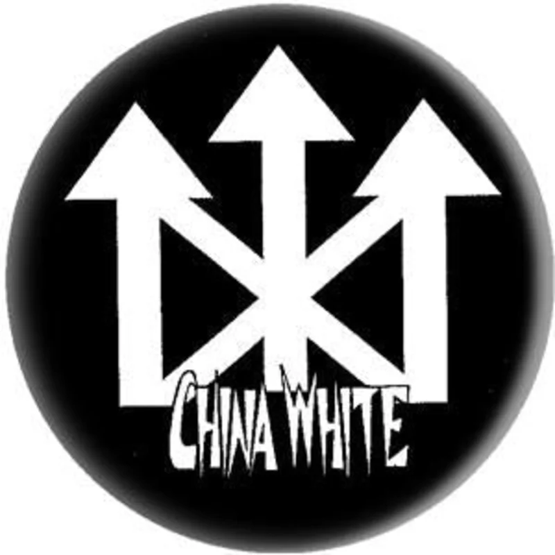 CHINA WHITE button (1 inch)