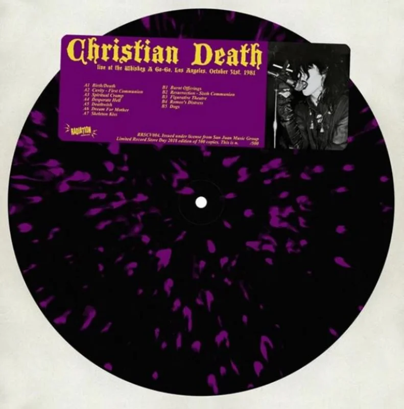 Christian Death - Live At The Whiskey A Go - Go, Los Angeles, October 31st, 1981 (Quick Ship)