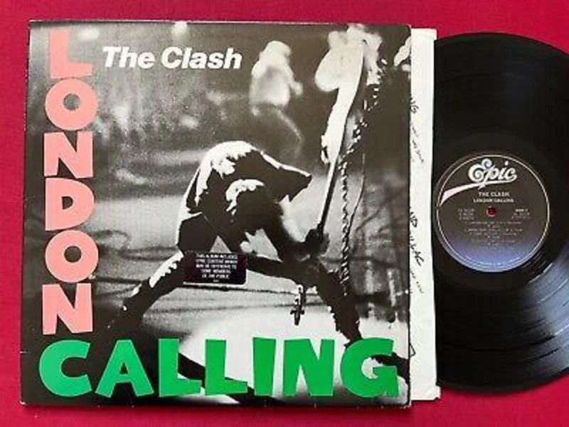 Clash - London Calling (w/ Warning Sticker)