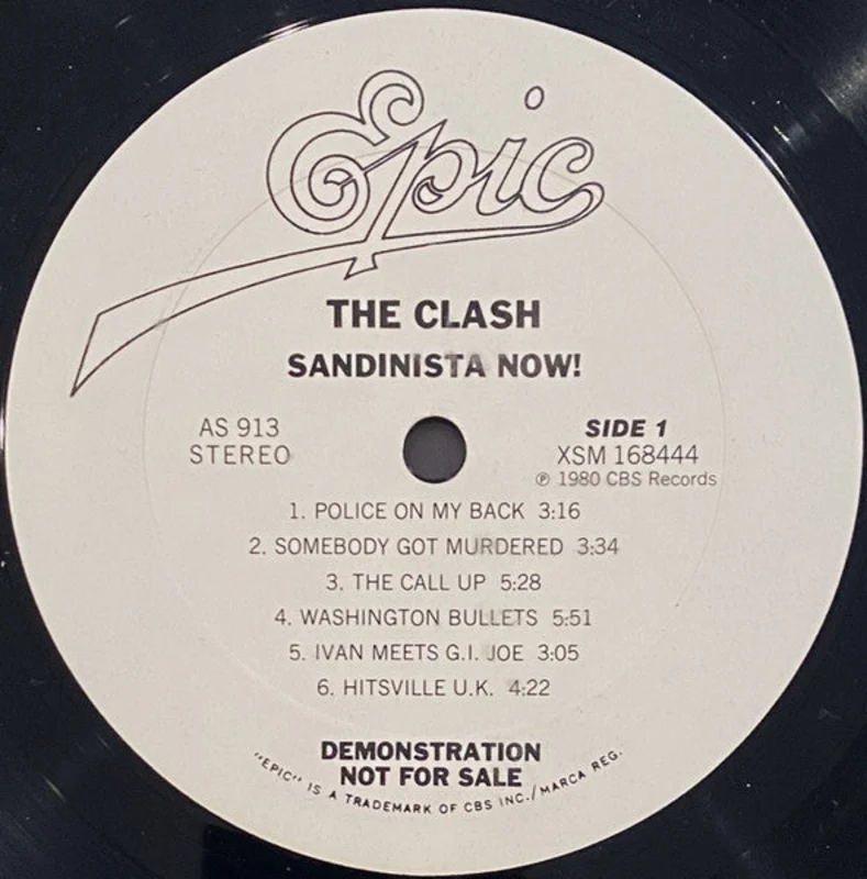 Clash - Sandinista Now! USED LP (promo)
