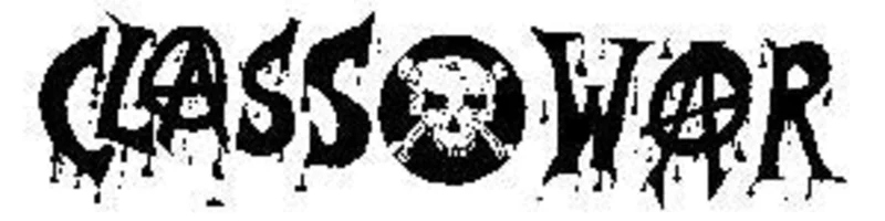 CLASS WAR LOGO sticker
