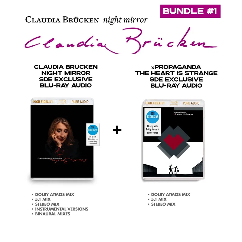 Claudia Brcken: BUNDLE #1 - Night Mirror and xPropaganda's The Heart Is Strange on blu-ray