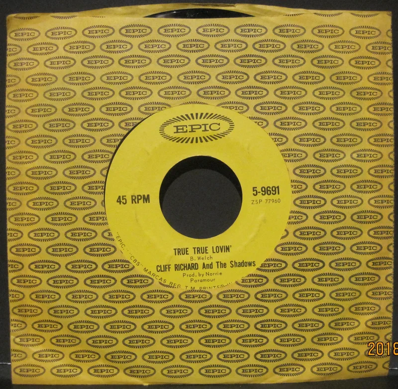 Cliff Richard And The Shadows - Bachelor Boy b/w True True Lovin'