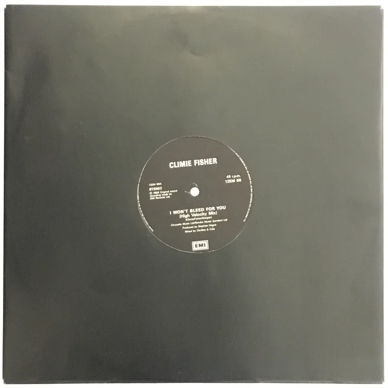 Climie Fisher - I Won't Bleed For You 12" Single