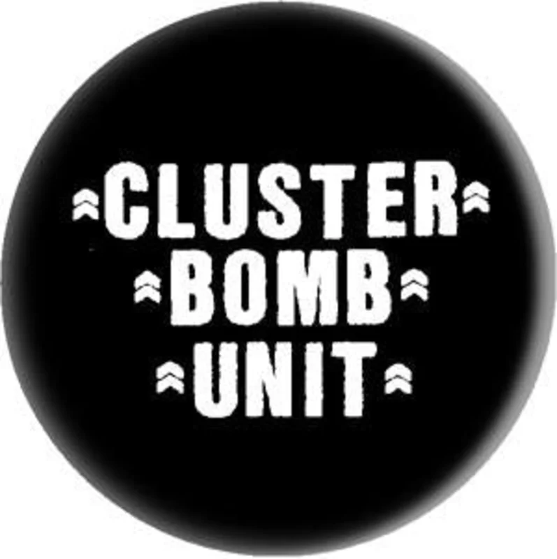 CLUSTER BOMB UNIT button (1 inch)