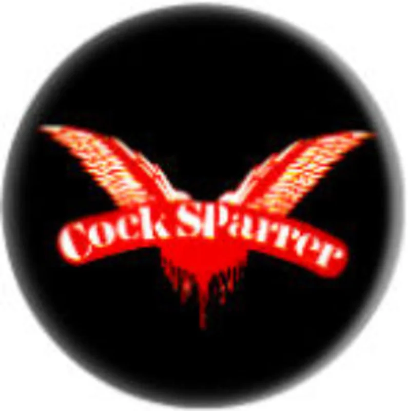 COCK SPARRER LOGO button (1 inch)