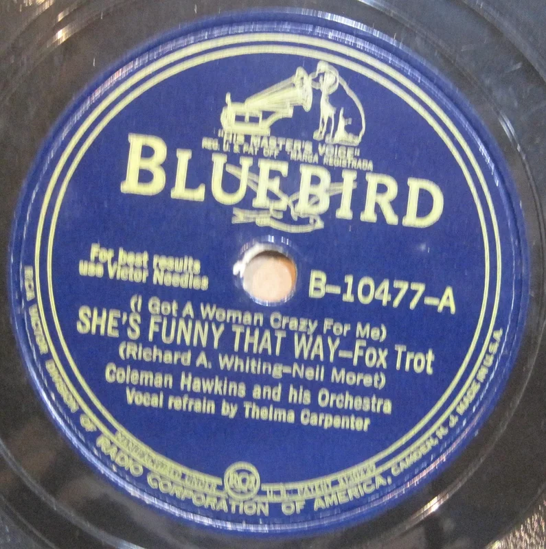 Coleman Hawkins - She's Funny That Way b/w Meet Doctor Foo