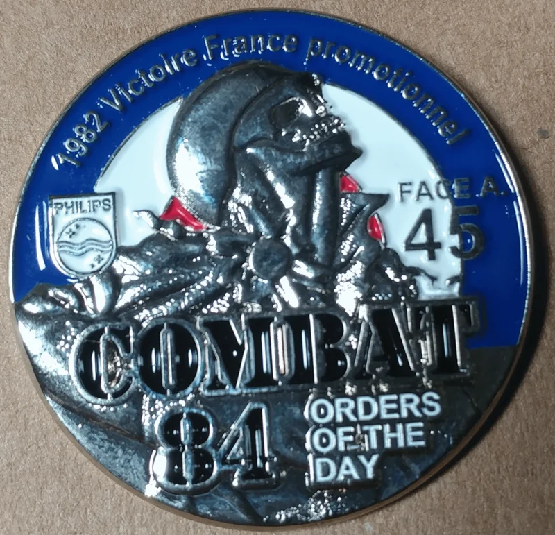 Combat 84 ENAMEL BADGE