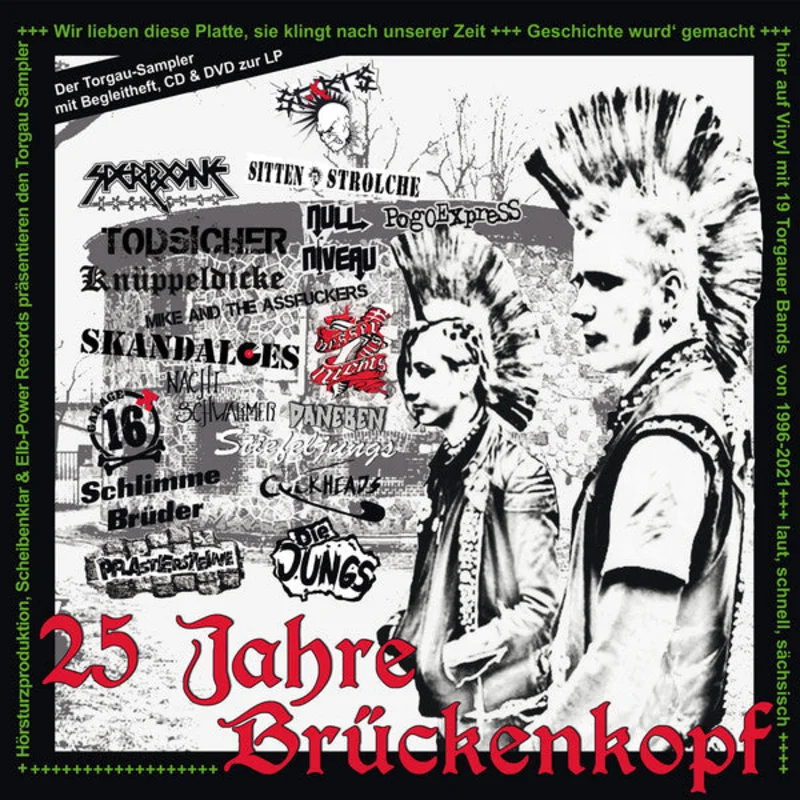 Comp - 25 Jahre Brckenkopf - Der Torgau Sampler NEW LP (w/ book dvd, and cd)