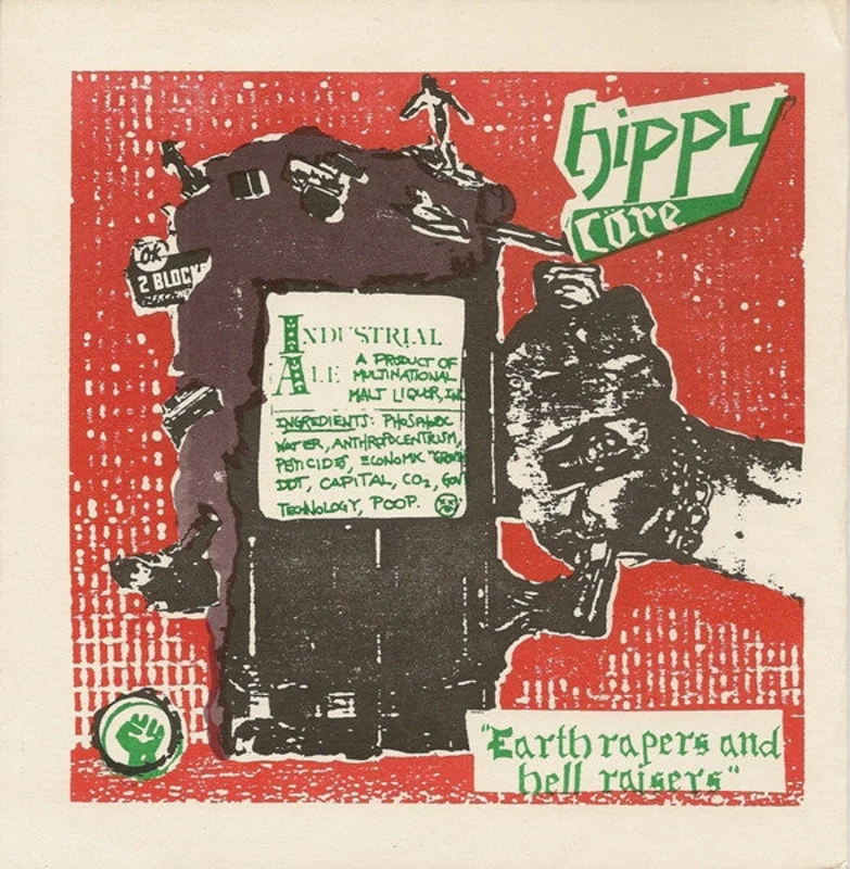 Comp - Earth Rapers And Hell Raisers USED 2x7" (green vinyl)