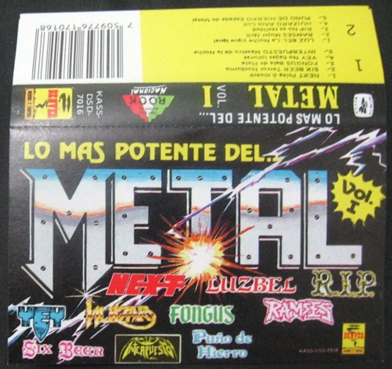 Comp - Lo Mas Potente Del Metal Vol. I USED CASSETTE