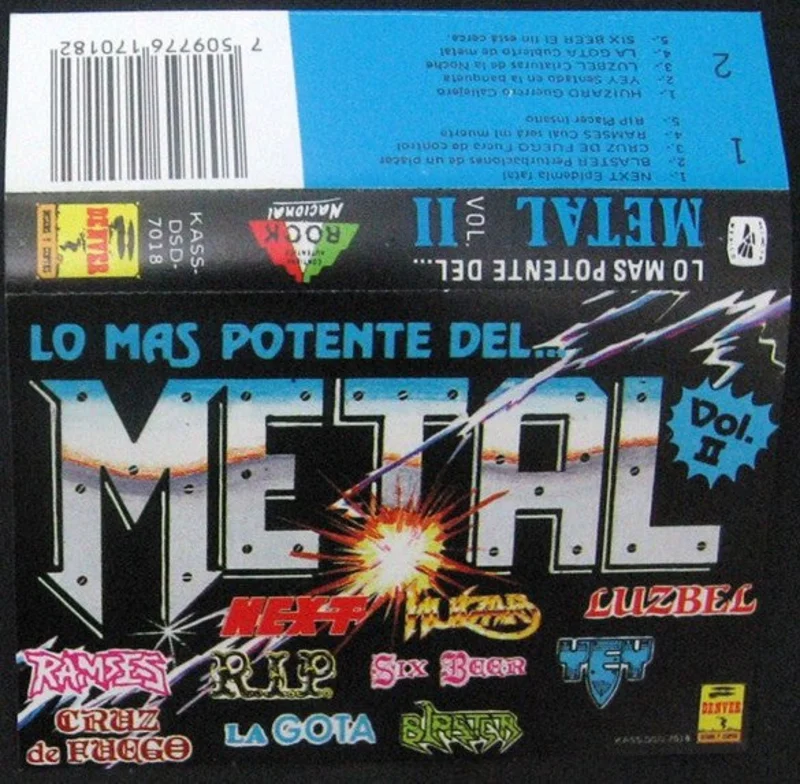 Comp - Lo Mas Potente Del Metal Vol. II USED CASSETTE
