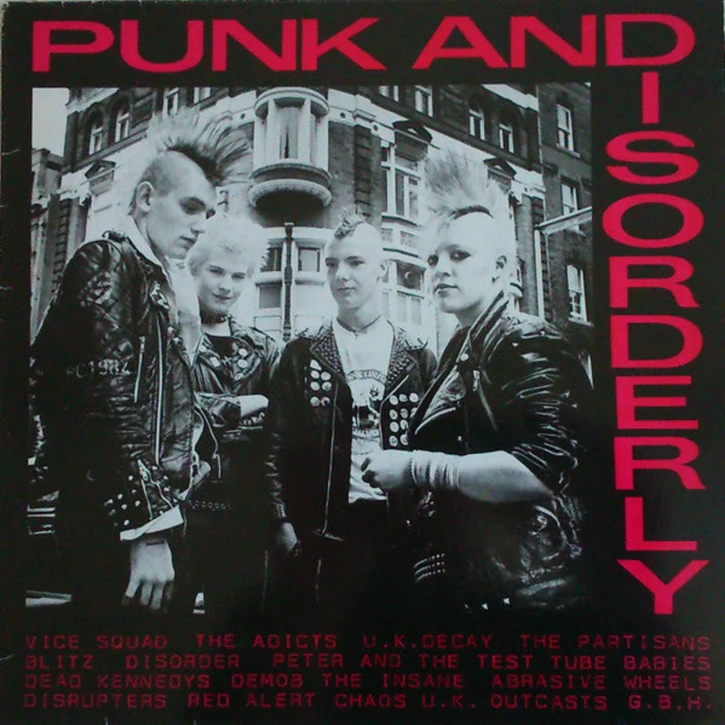 Comp - Punk And Disorderly USED LP (red vinyl)