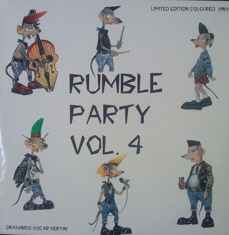 Comp - Rumble Party Vol 4 USED PSYCHOBILLY / SKA LP (purple vinyl)