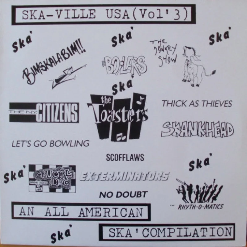 Comp - Ska Ville USA (Vol' 3)  An All American Ska Compilation USED PSYCHOBILLY / SKA LP