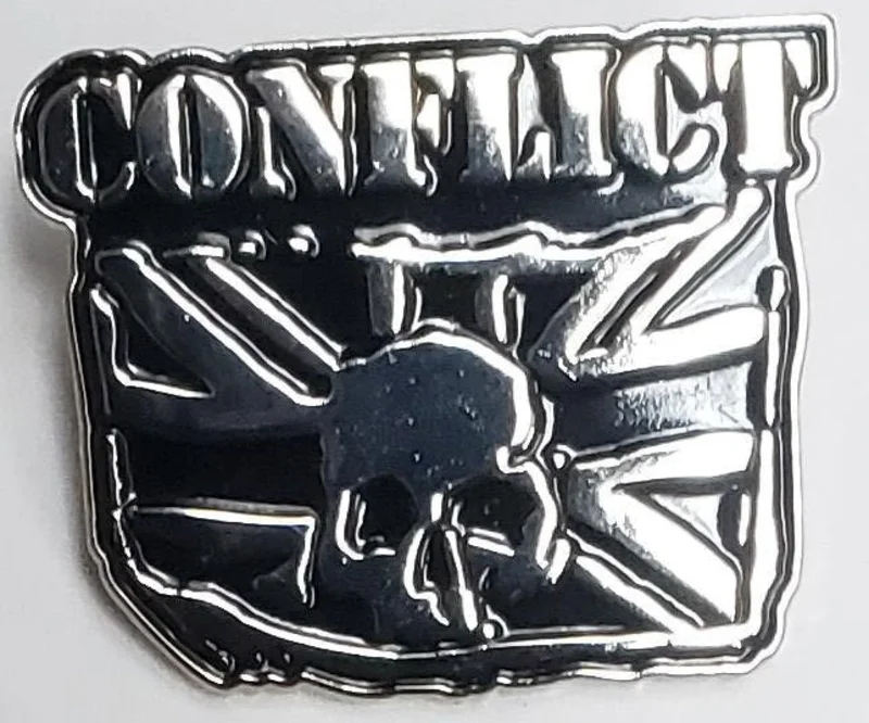 CONFLICT ENAMEL BADGE