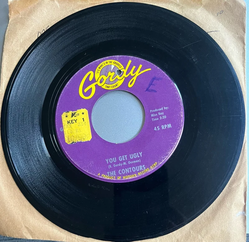 Contours - You Get Ugly b/w Pa I Need a Car