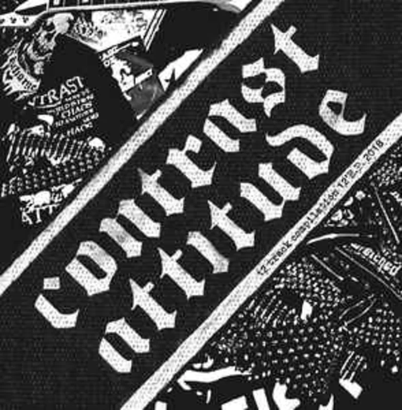Contrast Attitude - 12 Track Compilation 12" 2018 USED LP (blue vinyl)