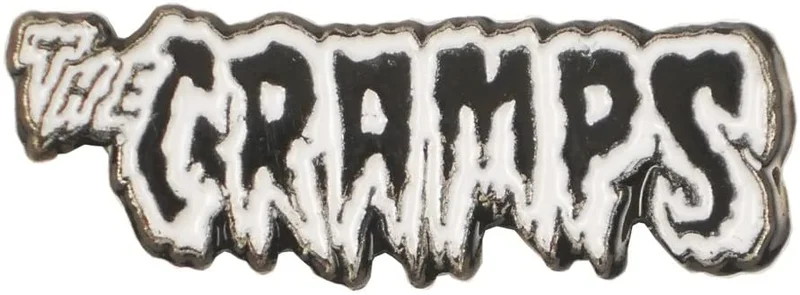 CRAMPS LOGO METAL BADGE