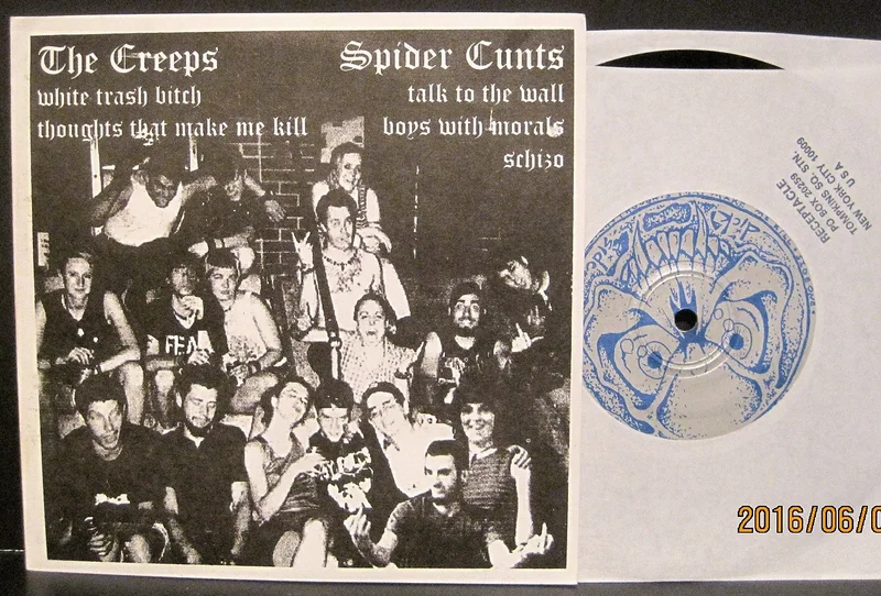Creeps & Spider Cunts Split 7" - New York's Greatest Tits Pittsburgh's Biggest Dicks