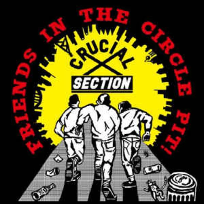 Crucial Section - Friends On The Circle Pit USED 7"